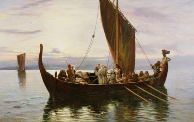 The Last Voyage of the Viking, 1882 by Robert Gibb